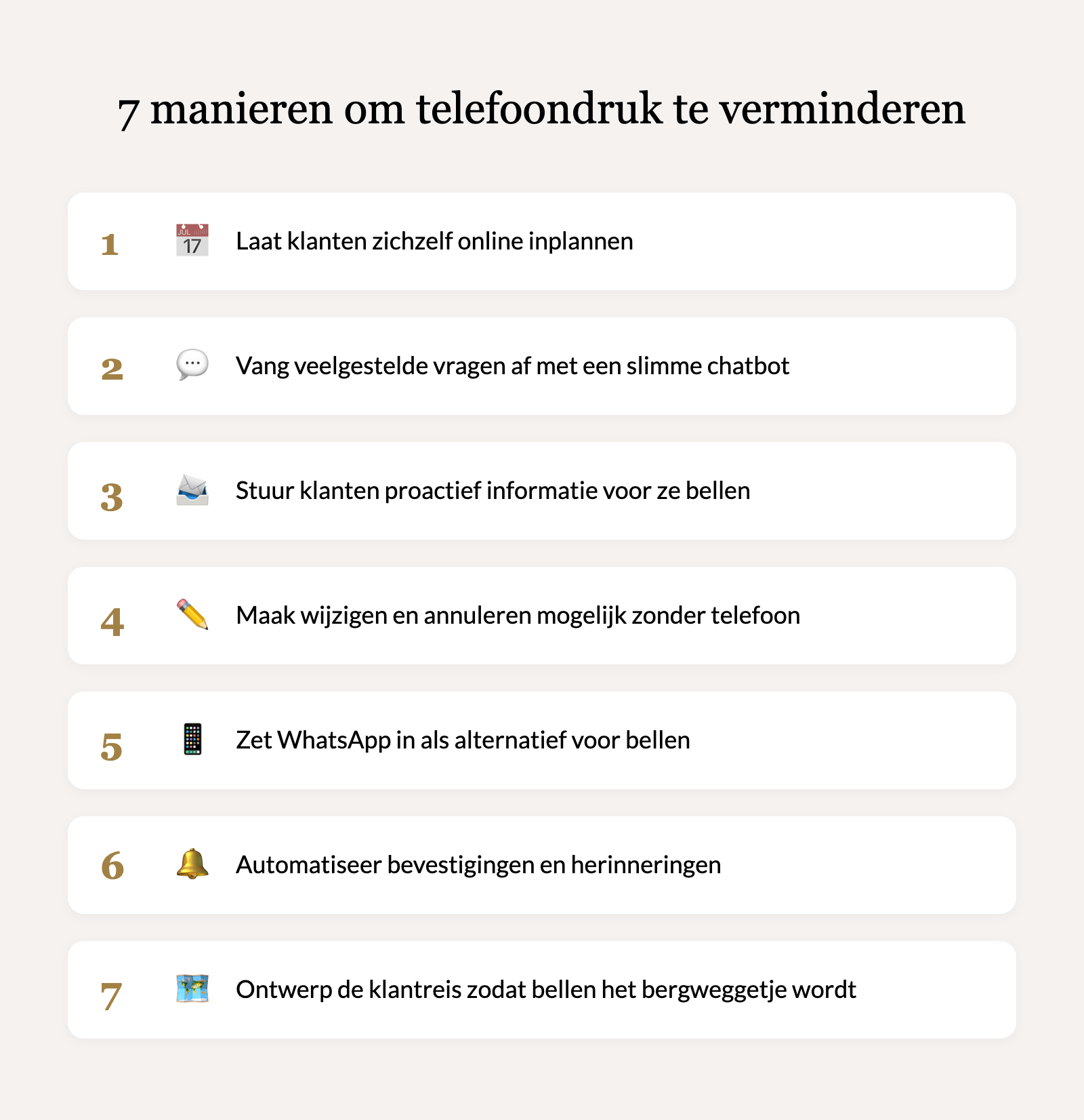 7 manieren om telefoondruk te verminderen